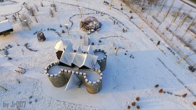 "Сказочный лес" в Крылатском 4К (Москва с высоты птичьего полета)