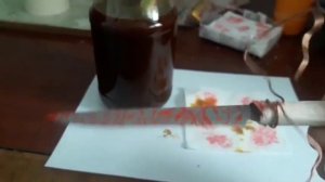 хлорное железо +металл для ножа