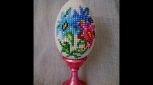 2007 - 2022гг  Моё бисерное творчество. #пасхальные яйца#бисер#рукоделие#оплетение яиц бисером#