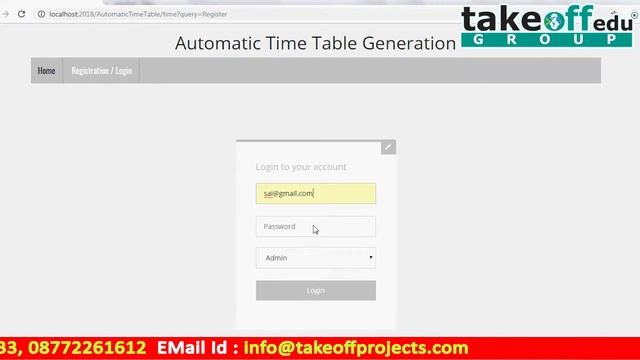 Automatic Time Table Generation System || Java Mini Projects || CSE Minor Projects