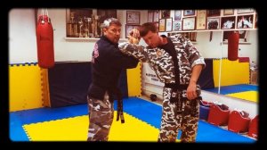 Лаборатория  Хапкидо. Узел руки наверху