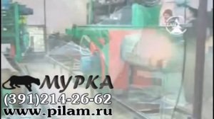 Брусующий двухпильный лафетник Алтай Мамонт  видео pilam.ru