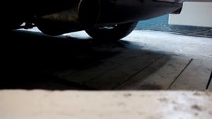 Заводской глушитель Mazda cx-7 без внутренностей