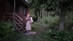 Танго "Голубка"- С. Ирадье.Аккордеон на даче.