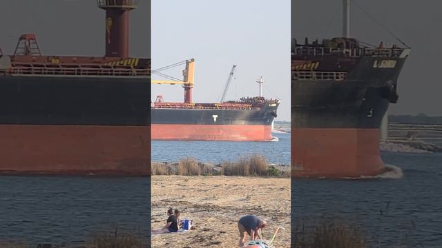 Chesapeake Bay, VA #cargoship #maritime #transporter  #containership #instaship #shipspotting #ship