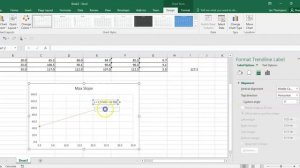 Adding Max and Min Slope lines in Excel (QCAA approach)