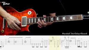 Gary Moore - One Day Guitar Lesson With Tab (Slow Tempo)