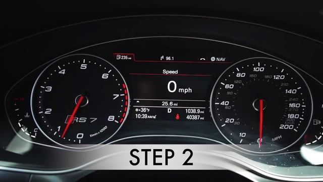 Audi RS7 Launch Control