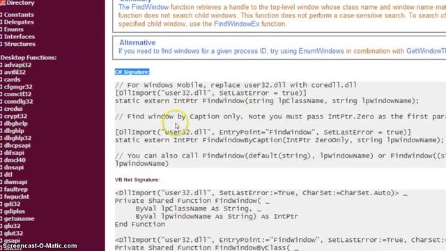 Как использовать WinAPI в C#?