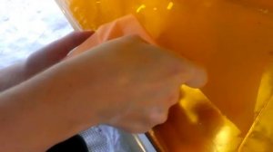 Золочение сусальным золотом с книжки.