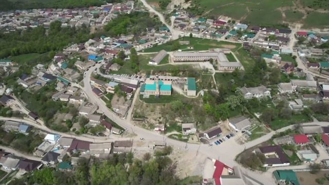 Село Гуни с высоты птичьего полёта.