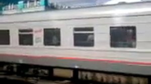 Поезд "Омск-Рубцовск" им  В. Троценко.