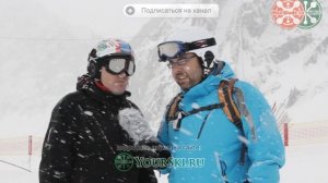 Как учить детей кататься на горных лыжах Часть 6.