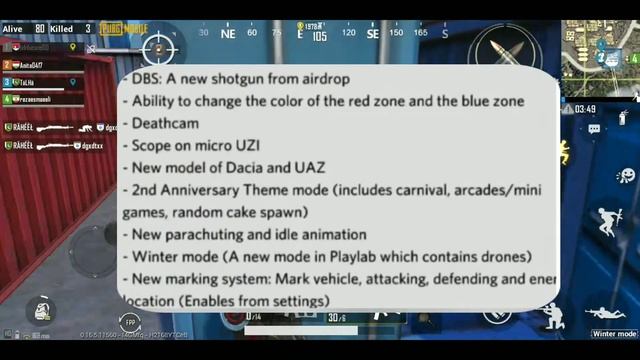 0.17.0 PUBG MOBILE UPDATE : DRONE AND NEW THEME PLAYLAB COLD MODE смотреть онлайн