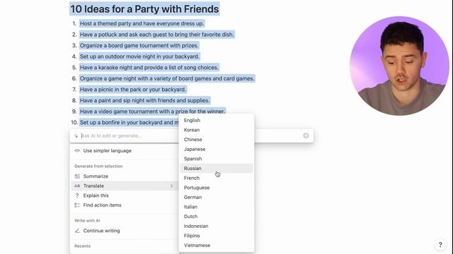 Нейросеть внутри Notion AI творит чудеса. Обзор и примеры. смотреть онлайн