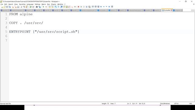 Docker Tutorial - Difference between CMD & ENTRYPOINT - Part7 смотреть онлайн