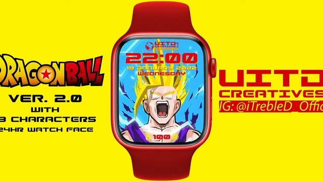 Dragon Ball animated watch face (download link in the description)￼