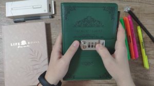 Блокнот с кодовым замком и ежедневник Life Book