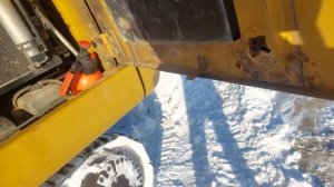 что делать если дизтопливо замерзает и глохнет техника экскаватор cat 320