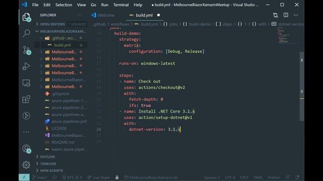 Github Action with Glenn Watson at Melbourne Xamarin and Blazor Meetup смотреть онлайн