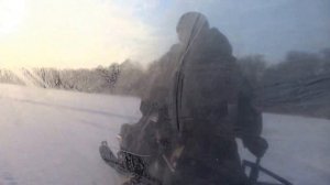Снегоход с люлькой \ Snowmobiling in the cradle