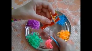 Плетение из резинок для начинающих . Рыбий хвост.