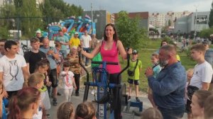 Открытие "Народного фитнес парка" в п. Солнечный г. Саратова