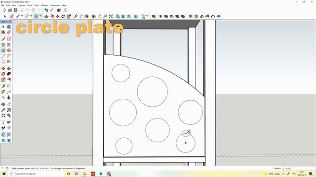 Modeling a playground in SketchUp 2021