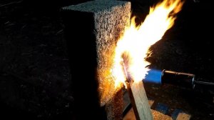 сравнение возгорания арболита и дерева