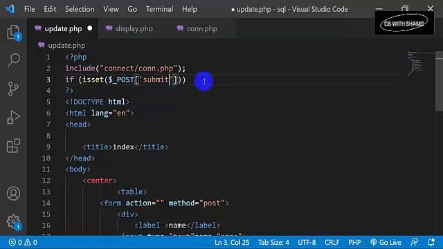 Update data in database with PHP | PHP tutorial #21 смотреть онлайн