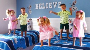 Five Bad Baby Jumping in the Bed | Children Nursery Rhyme | Kids Songs