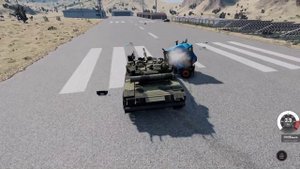 ДАВЛЮ МАШИНЫ ТАНКОМ! ТАНК НЕ ЩАДИТ НИКОГО! BeamNG.drive
