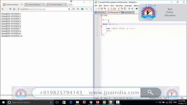 35 Difference BW For While Do While Loop In PHP смотреть онлайн