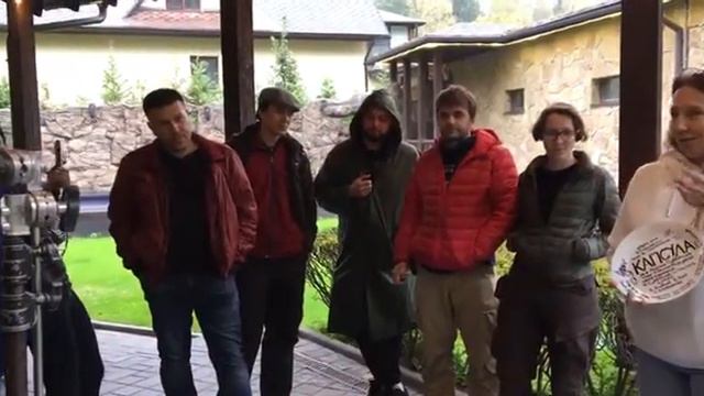 На съёмках фильма Капсула смотреть онлайн