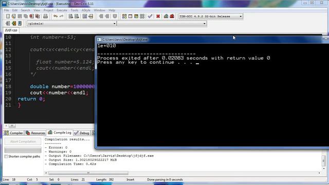 2.Data types,Variables and Sizeof operator in C++.