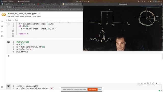 AvanzadaI 20210323 filtrado FIR python смотреть онлайн