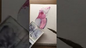 ПОПУГАЙ КАКАДУ АКВАРЕЛЬЮ| урок по акварели | Watercolor parrot