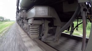 [GoPro] Тележка тепловоза 2ТЭ116 / 2TE116 bogie