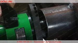 Фаскорез IPE-150 - Снятие наружной фаски под 30 градусов с трубы 159х6