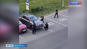 Таксисты устроили перестрелку на Комендантском проспекте