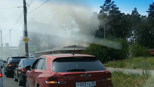 Пожар горит кафе шалаш Ангарск смотреть онлайн