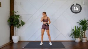 20 MIN FULL BODY SCULPT (Light Dumbbells, At Home Workout)
