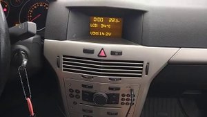 Opel Astra H Z13DTH проверка зарядки после замены генератора.