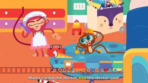 #FiveLittleMonkeys Jumping On The Bed | Babiloo #NurseryRhymes & #KidsSongs