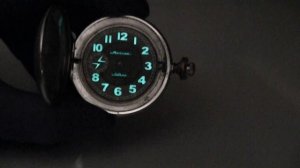 Циферблат для Молнии, 36 мм, черный, подписной, с голубым люминофором bts