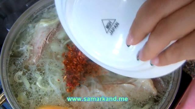Шурпа Видео рецепт \ Samarkand cuisine - Shurpa (Soup with meat and vegetables), Video recipe смотреть онлайн