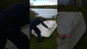 Самодельная складная лодка.