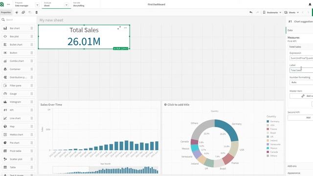 Build your first app in QLIK SENSE - QLIK SENSE basics for beginners.
