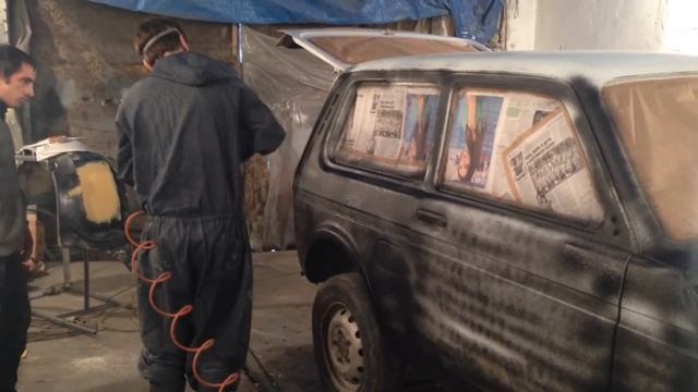 Покраска Нивы "Стелс" смотреть онлайн