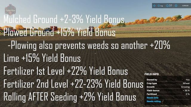 Demystifying the Yield Bonus | How to maximize your yields | Farming Simulator 22 смотреть онлайн